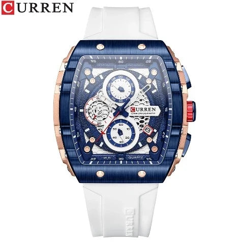 CURREN Orologio da Uomo con Quadrante Colorato