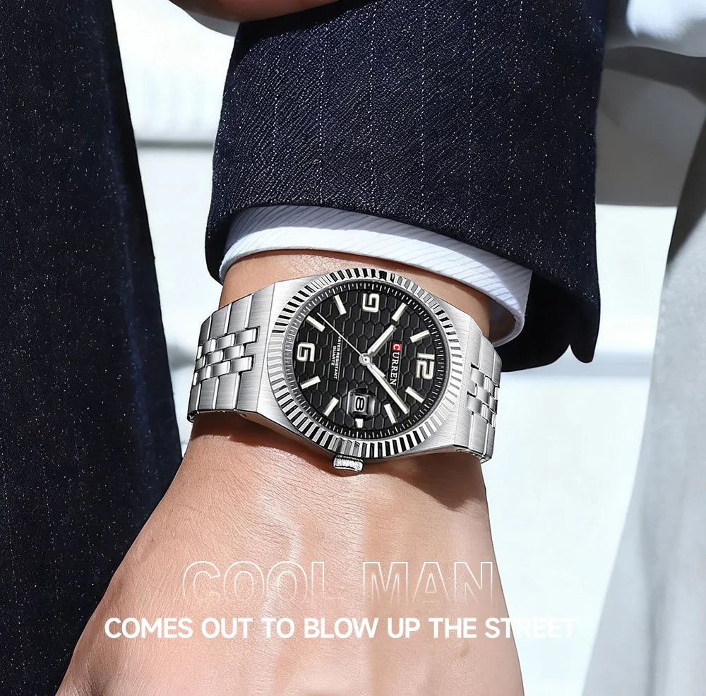 CURREN Joubile Orologio da Uomo con Quadrante Colorato