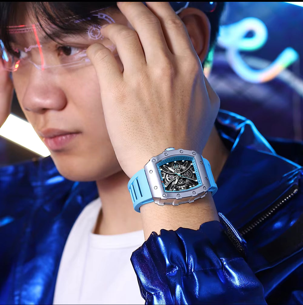 CURREN Orologio da Uomo con Quadrante Colorato