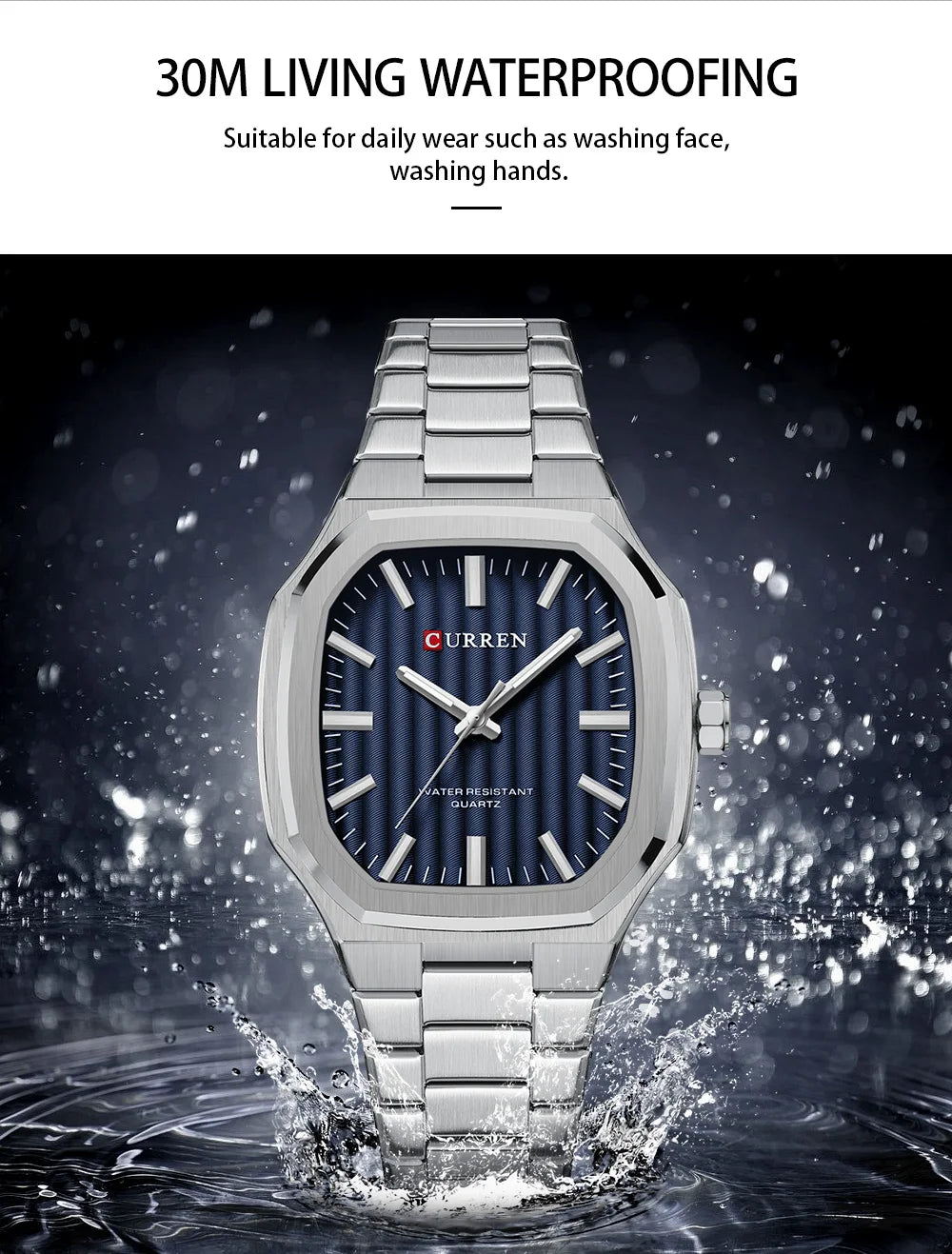 CURREN 8458 Orologio da Uomo Analogico