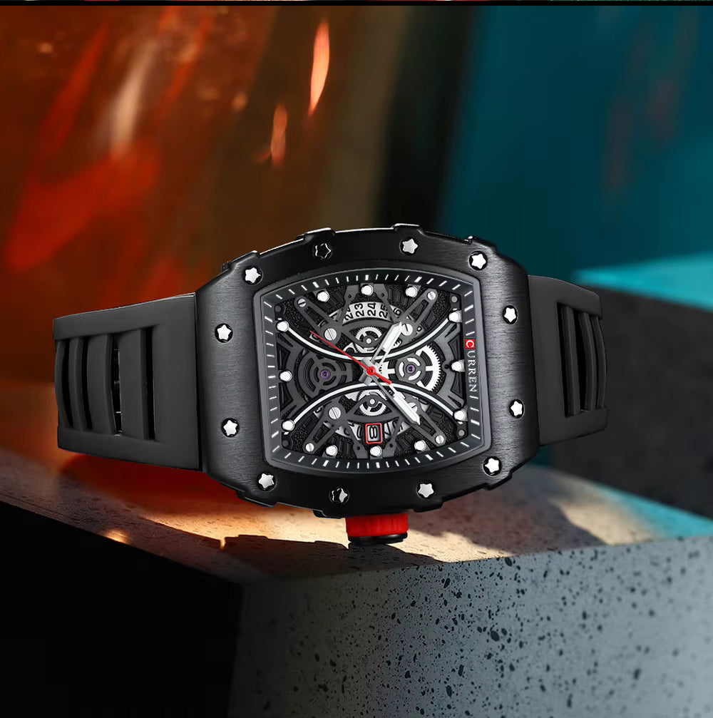 CURREN Orologio da Uomo con Quadrante Colorato