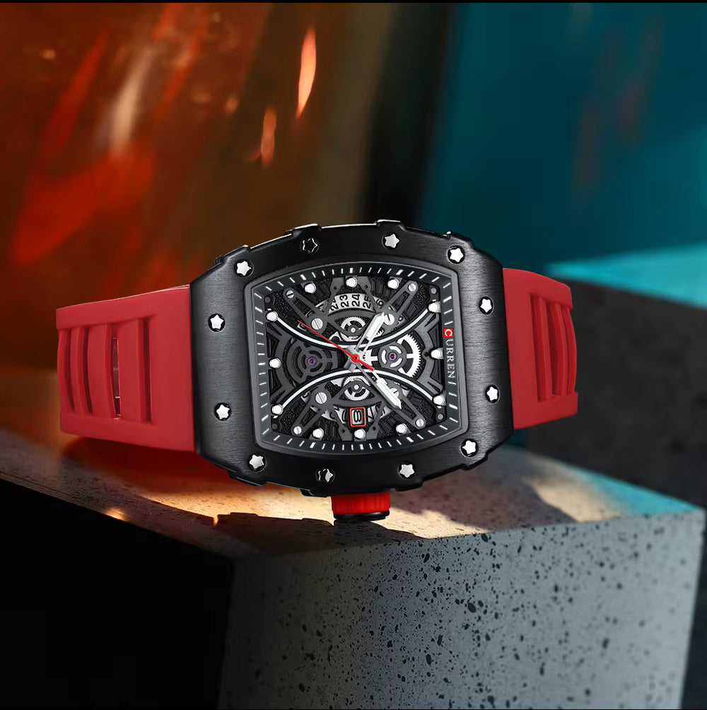 CURREN Orologio da Uomo con Quadrante Colorato