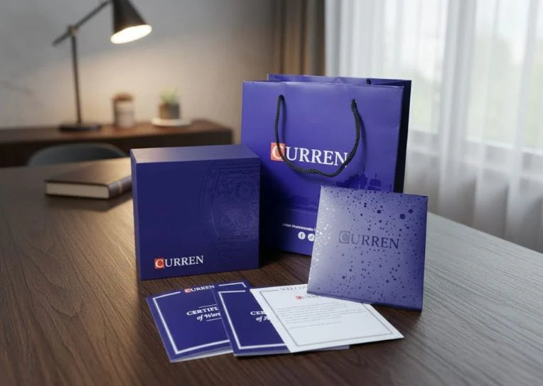 CURREN Slim Orologio da Uomo con Quadrante Colorato