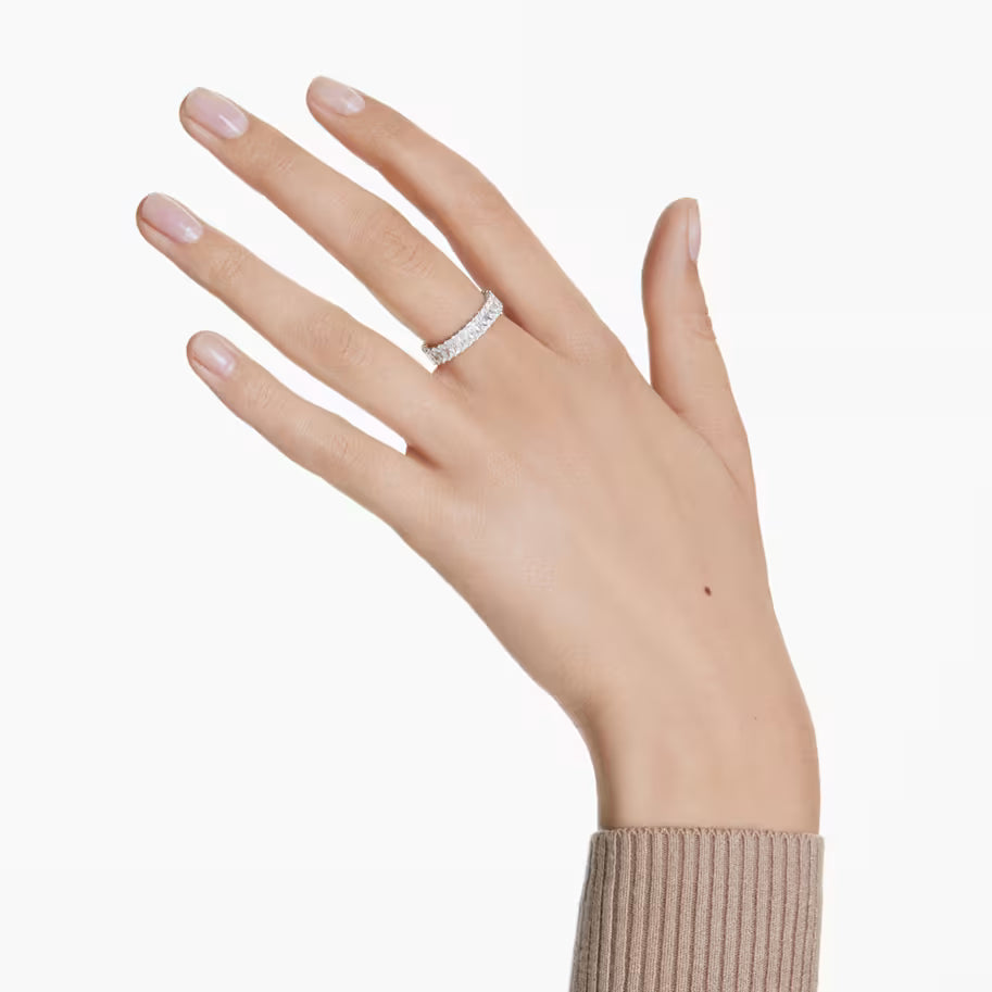 Swarovski Matrix Anello con Zirconia Taglio Baguette