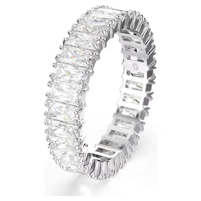 Swarovski Matrix Anello con Zirconia Taglio Baguette