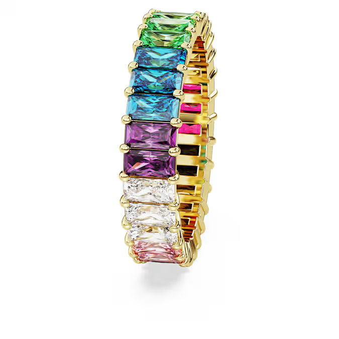 Swarovski Matrix Anello con Zirconia Taglio Baguette