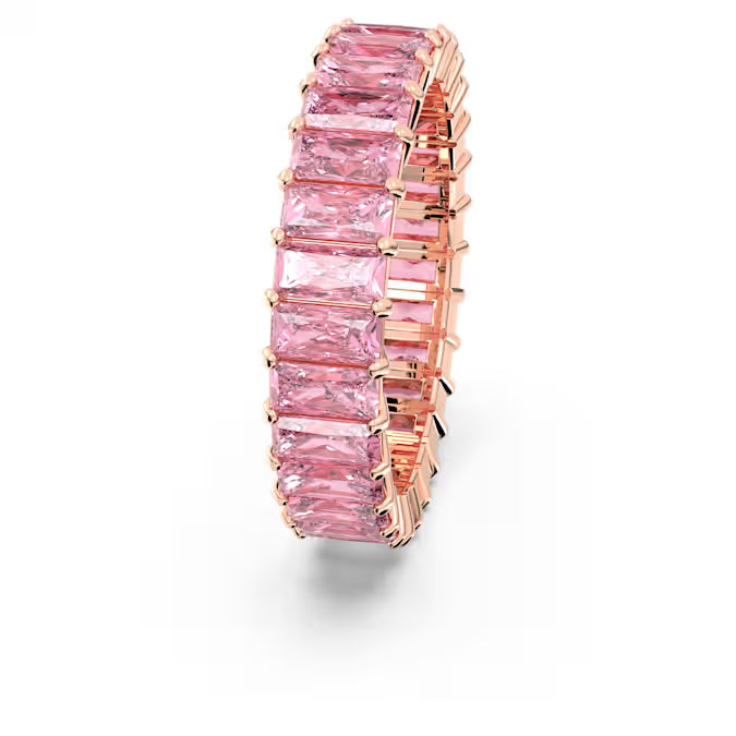 Swarovski Matrix Anello con Zirconia Taglio Baguette