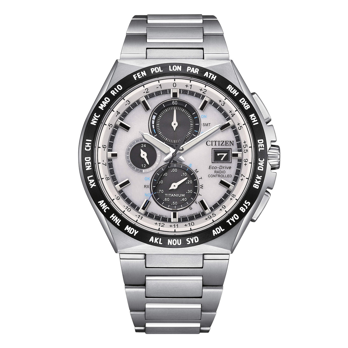 Citizen AT8 Super Titanio – Orologio Uomo Radiocontrollato Eco-Drive