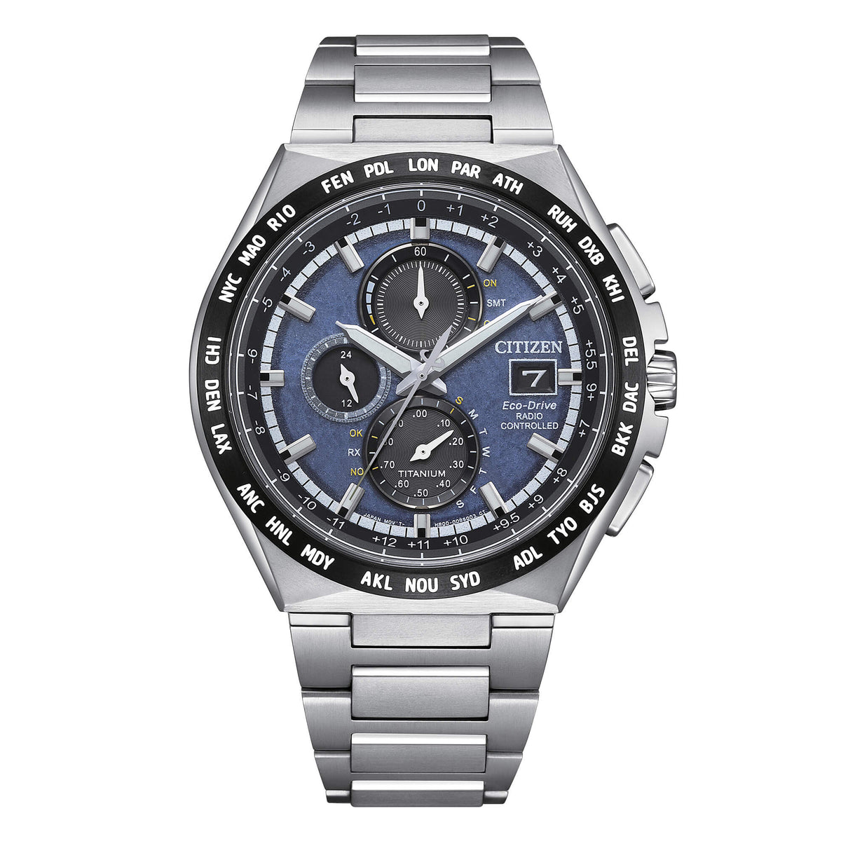 Citizen AT8 Super Titanio – Orologio Uomo Radiocontrollato Eco-Drive