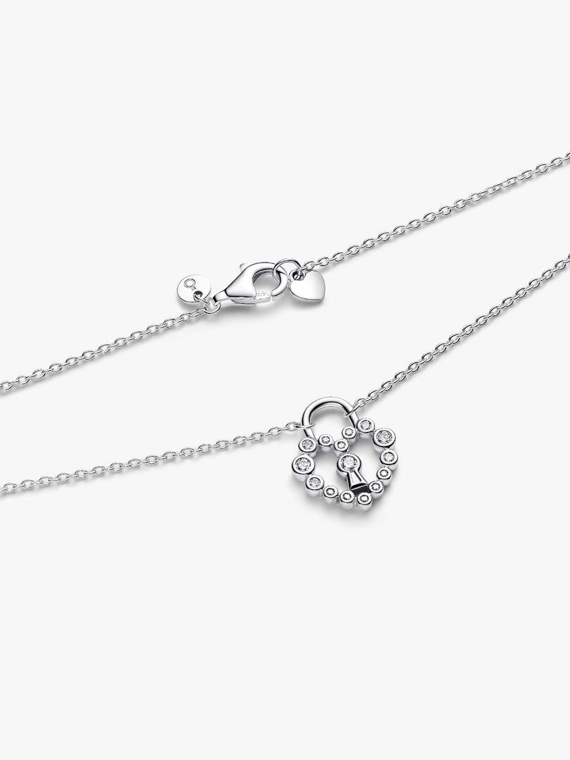 Collana Lucchetto Cuore Luminoso