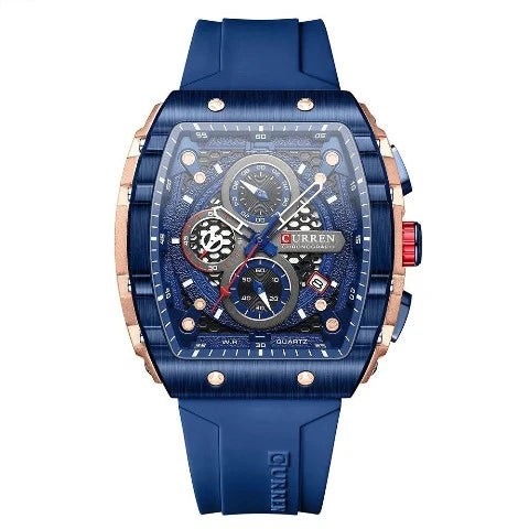 CURREN Orologio da Uomo con Quadrante Colorato