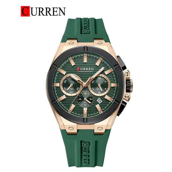 CURREN Orologio da Uomo con Quadrante Colorato