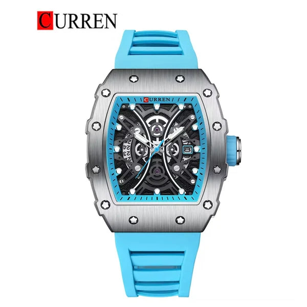 CURREN Orologio da Uomo con Quadrante Colorato