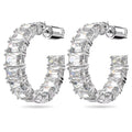 Swarovski Matrix Mini Orecchini a Cerchio con Zirconia Baguette