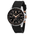 Maserati Sfida – Orologio Uomo 44mm Cassa Nera Cinturino Plastica