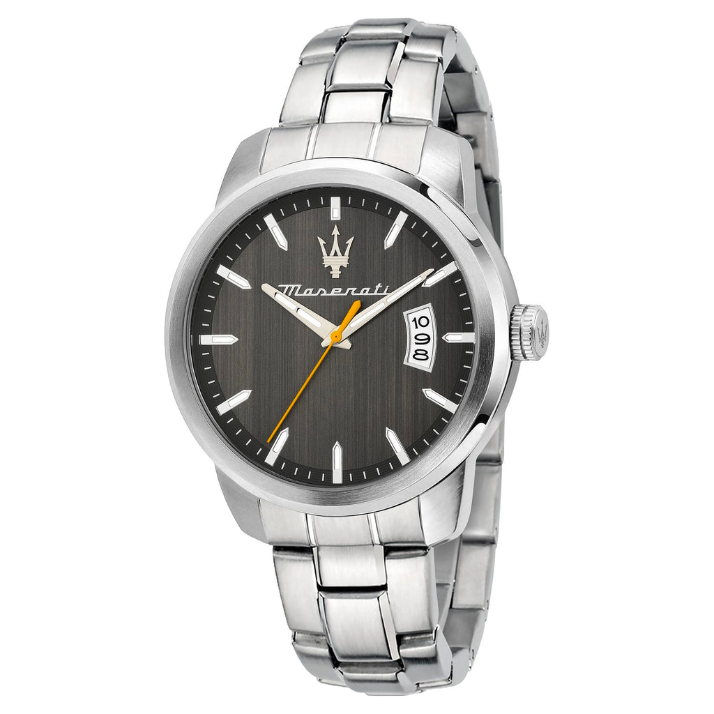 Maserati Successo – Orologio Uomo Tempo e Data Acciaio Silver