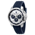 Maserati Successo – Orologio Uomo Cronografo Silver Cinturino Poliuretano Blu