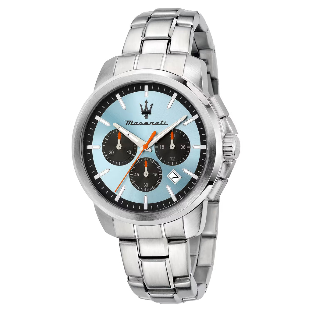 Maserati Successo – Orologio Uomo Cronografo Acciaio Silver