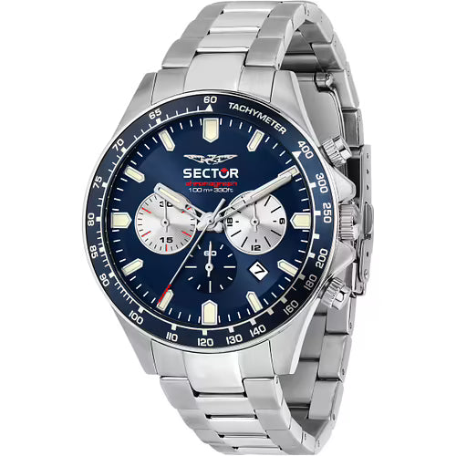 Orologio Cronografo Sector 230 Blu 2 Contatori