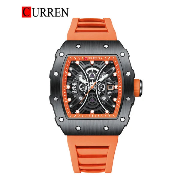 CURREN Orologio da Uomo con Quadrante Colorato